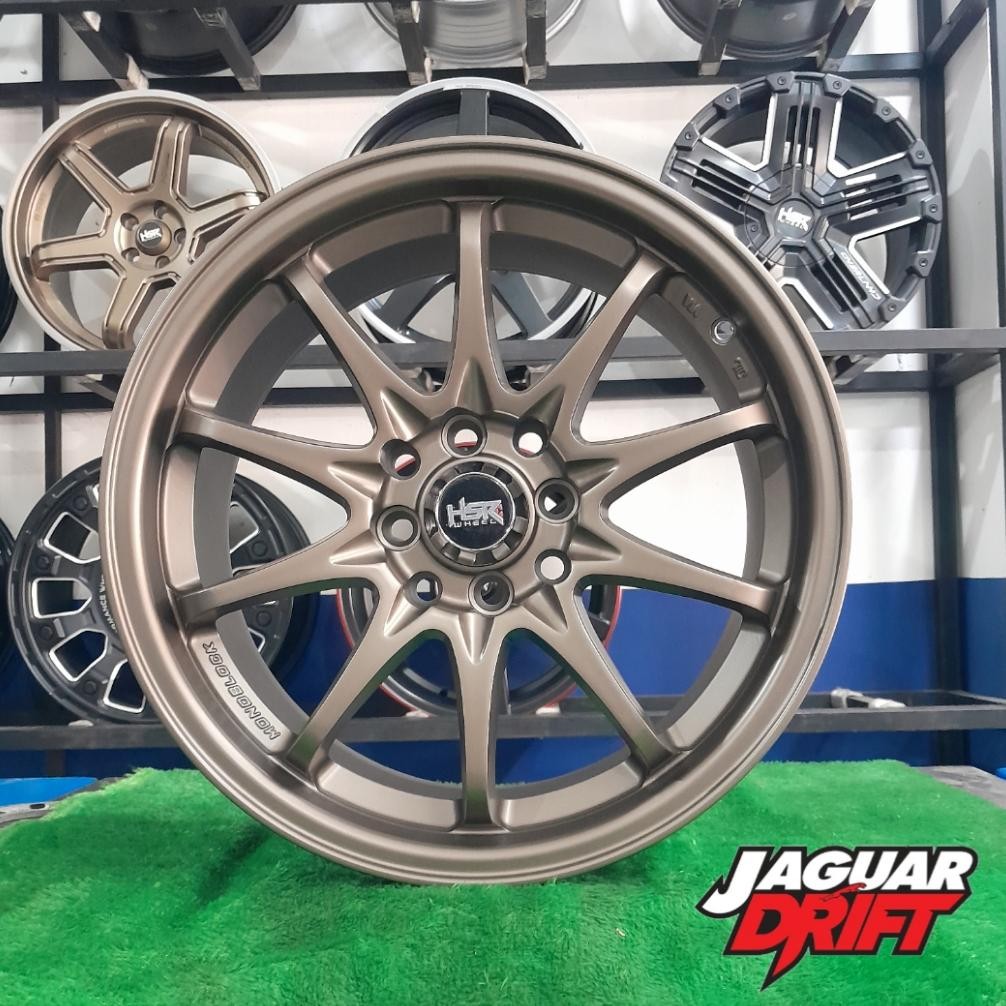 VELG MOBIL JAZZ MOBILIO YARIS HSR RING 16 HIROSHIMA R16 LEBAR 7 MATTE BRONZE