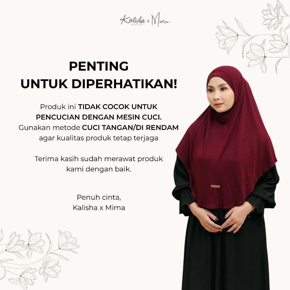 Promo.. Kalisha X Mima Jilbab Instan Kaos Rayon Kerudung Bergo Rayon Kaos Vanya Xl Hijab Bergo Kaos 
