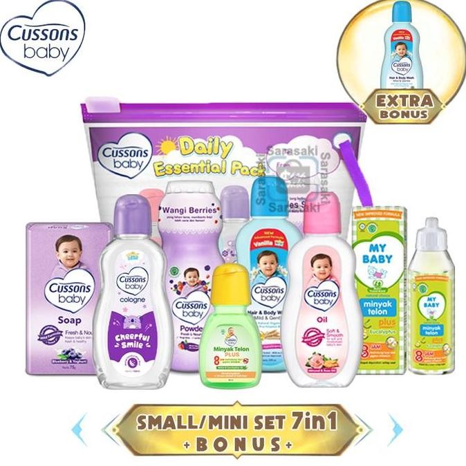 Perlengkapan Cussons Baby |Mini Travel Set|Paket Cusson hadiah bayi VIP
