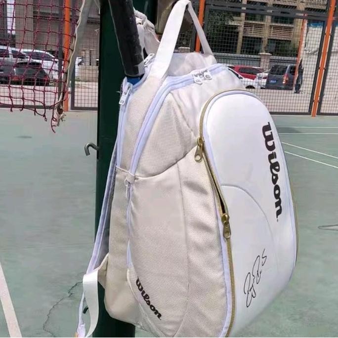 wilson backpack dna federer signature roger federer ransel dna federer tas raket wilson