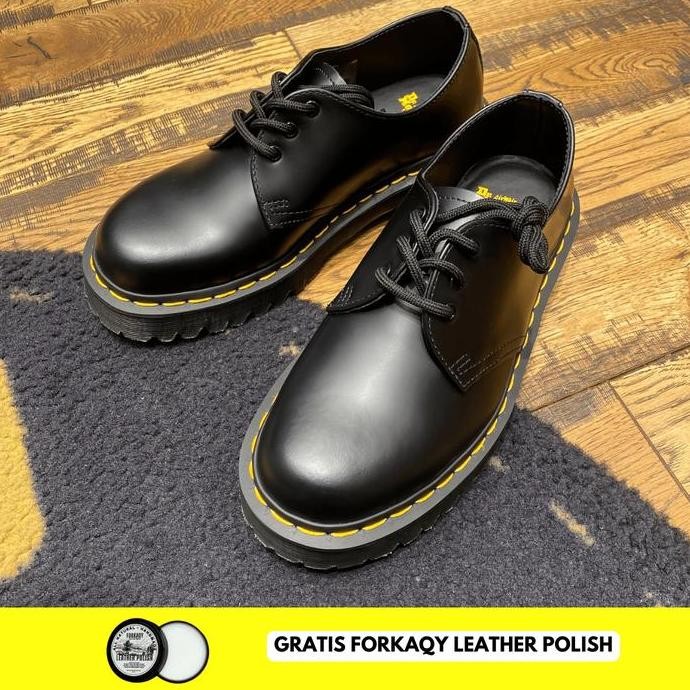 Dr Martens 1461 BEX Black Smooth 3 Eye Docmart