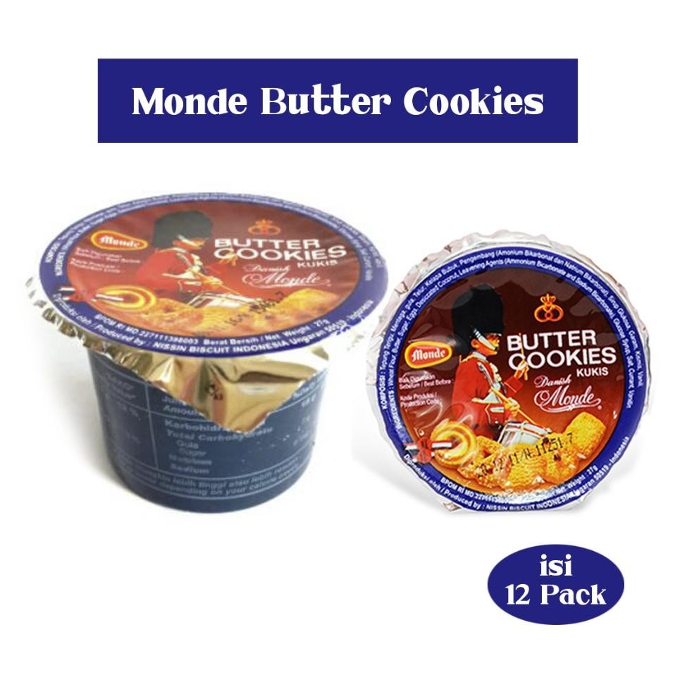 Biskuit Monde Butter Cookies Mini Pa 12X27Gr
