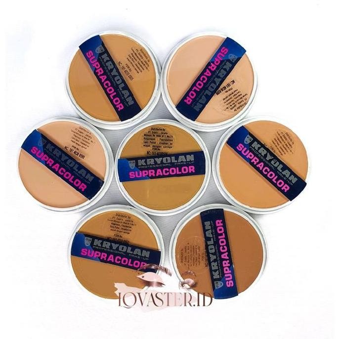 Kryolan Supracolor Foundation 15ml (kecil). Alas bedak waterproof. Lovaster fondation IRF