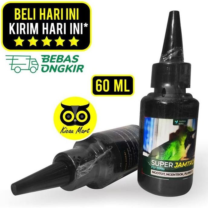Kualitas terbaik] KICAU MART Super Jamtrok Jam Trok Vitamin Gacor Burung Cucak Ijo Doping Stamina Ja