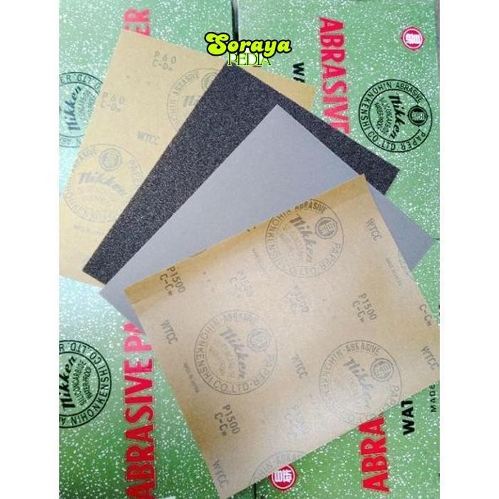 9.9 Amplas Niken Amplas Nikken Grit 1000 1200 1500 2000 Amplas Niken Jepang Grit 500 800 120 150 240