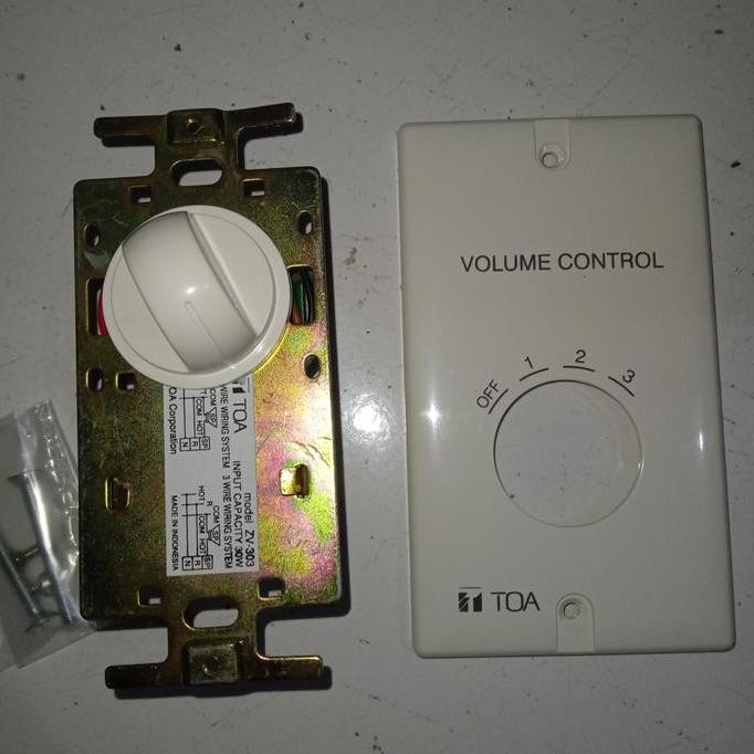 Volume Control Toa / Toa Attenuator Zv-303 (30 Watt)