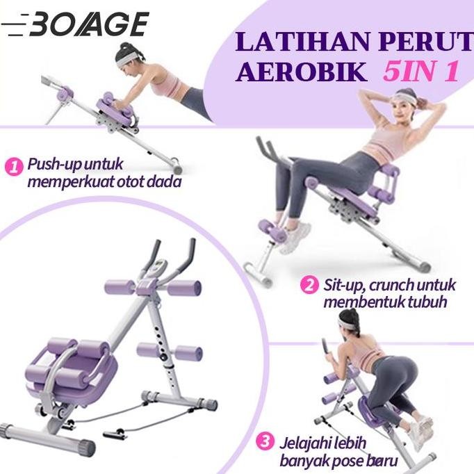 perut malas mesin/Olahraga Peralatan Kebugaran Rumah Wanita Perut Roll Mesin Perut Abdominal Curling