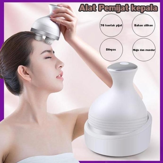 Pemijat Kepala Elektrik / Scalp Massager / Alat Pijat Elektrik Kepala Yang Menenangkan Terapi Leher 