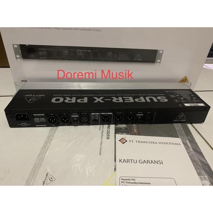 Crossover Aktif 2Way / Mono / 3Way + Subwoofer Behringer Cx 2310 Origi