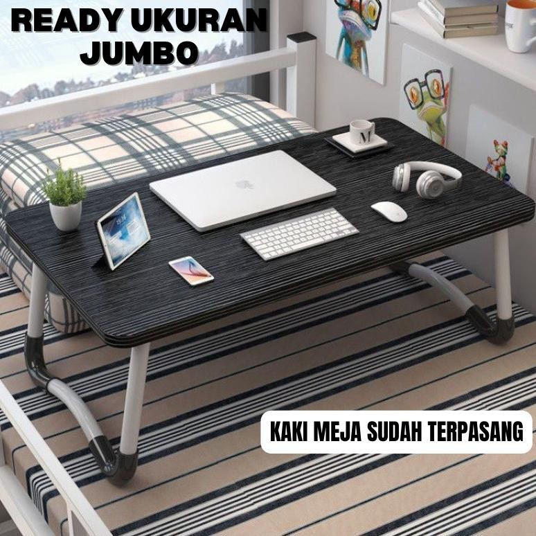 Omahfurniture.id Meja Lipat Belajar Aesthetic Minimalis 120x50 120x40 100x50 100x40 80x50 80x40 60x4