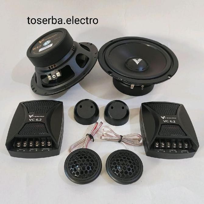 Speaker Split 2Way 6,5 Inch Veruso Vc 6.2 By Vox Research Audio Mobil