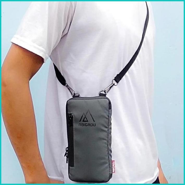 HIGH QUALITY Daily sling phone anti air abigadu / tas hp waterproof /  selempang hp anti air/ dompet