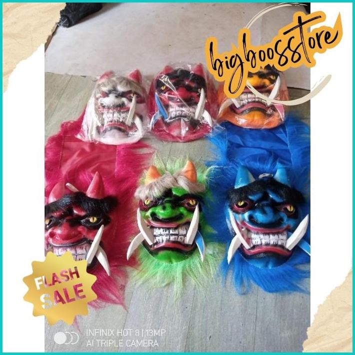 PROMO Buta Gedrug/Topeng Gedrug Mulut Bergerak/Topeng Buto Gedrug