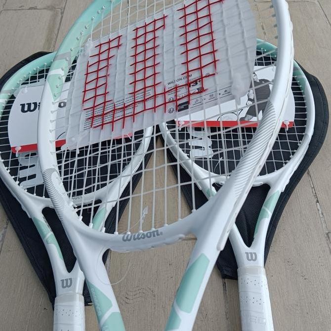 raket tennis wilson essence lite mint white raket racket wilson