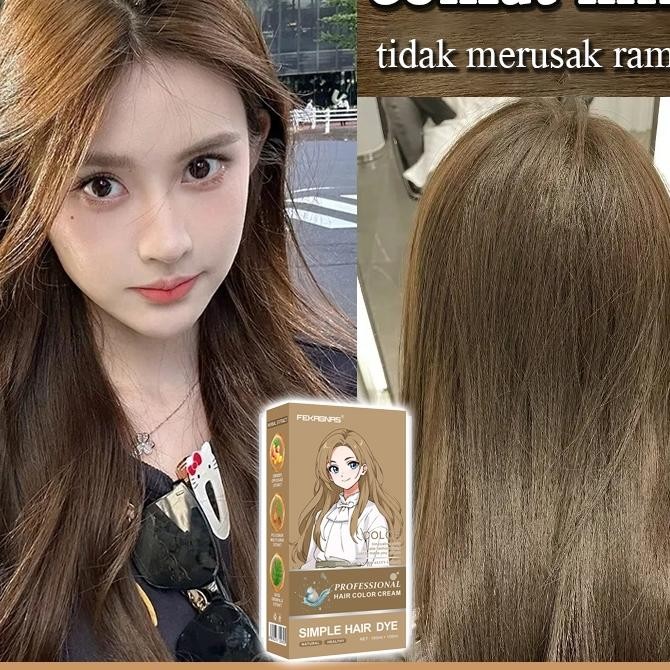 Cat Rambut Magic Transform 210Ml Uban Hilang Seketika Warna Hitam Malam No Orange 1X Pakai Hasil Sal