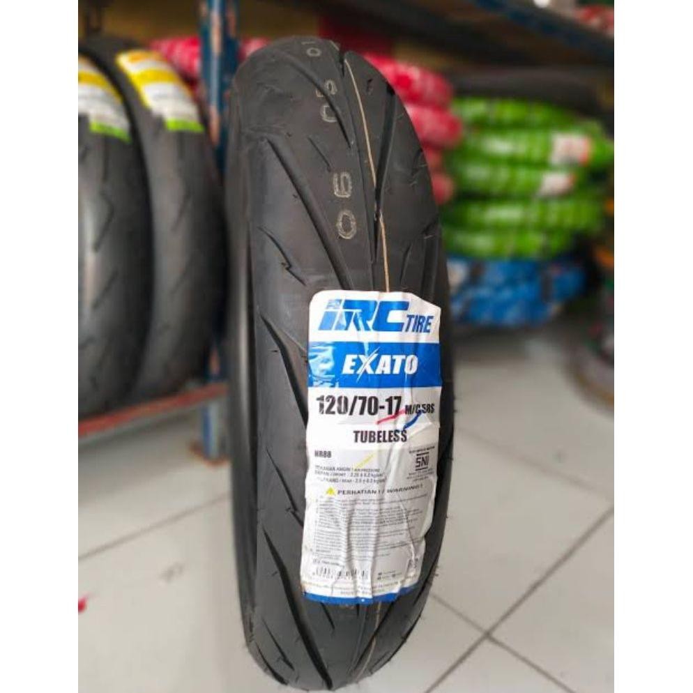 ban berkualitas ring 17 irc exato ukuran 120/70-17