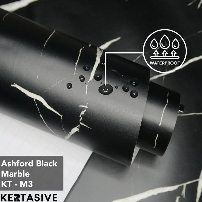 Kertasive Marble Series Ashford Black Marble