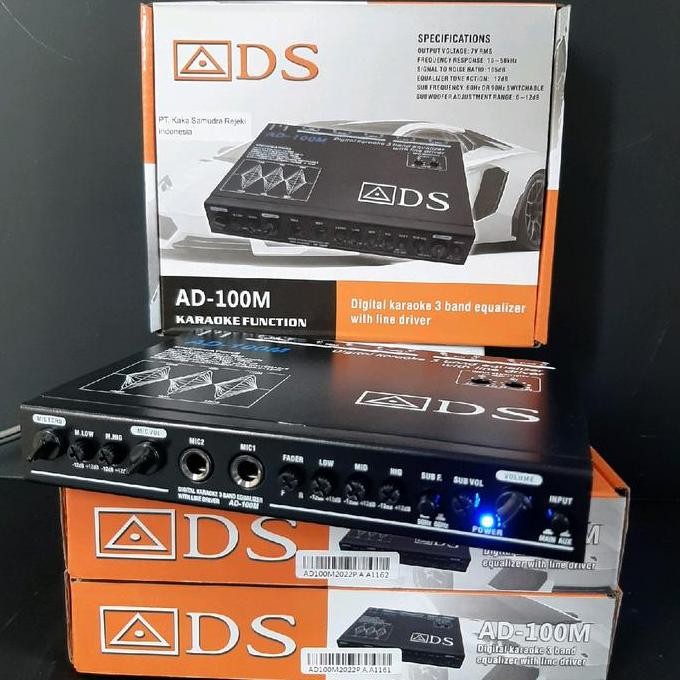 Parametrik Ads Ad -100M Parametrik Equalizer Karoke Ads 100M