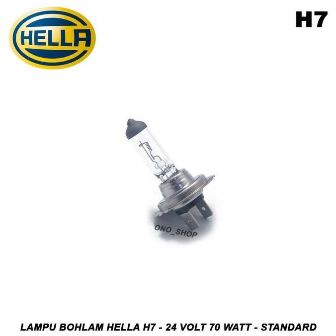 Lampu Bohlam Hella H7 - 24 Volt 70 Watt - Standard
