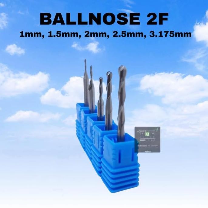 Ballnose Cnc Engraving Router Bit Shank 3.175Mm Ball Nose Alumunium Mdf Pvc