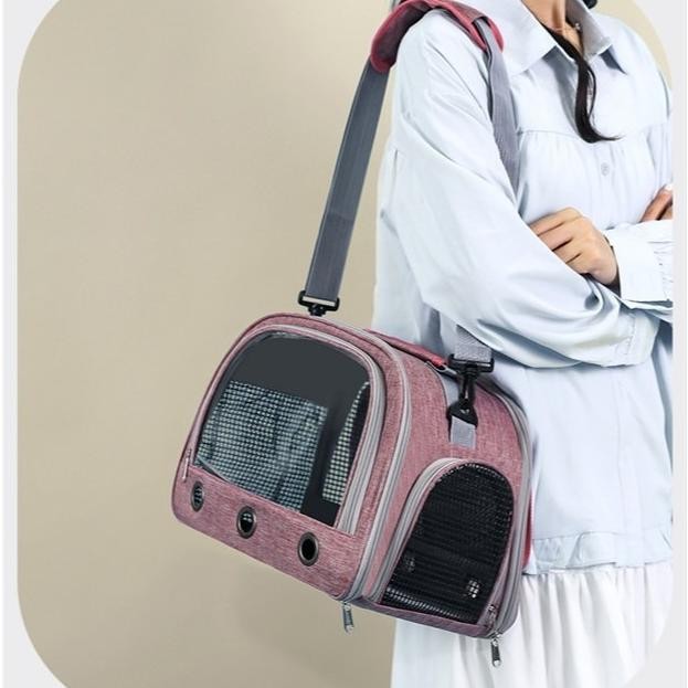 Tas Gendong Small Pet Carrier Small Pet Carrier Kucing Kelinci Puppy Pet Carrier