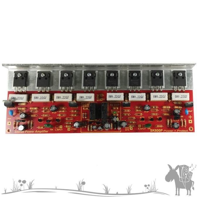 Kit Power Amplifier Ampli Stereo Bmx 300P Protect Bell Bgr