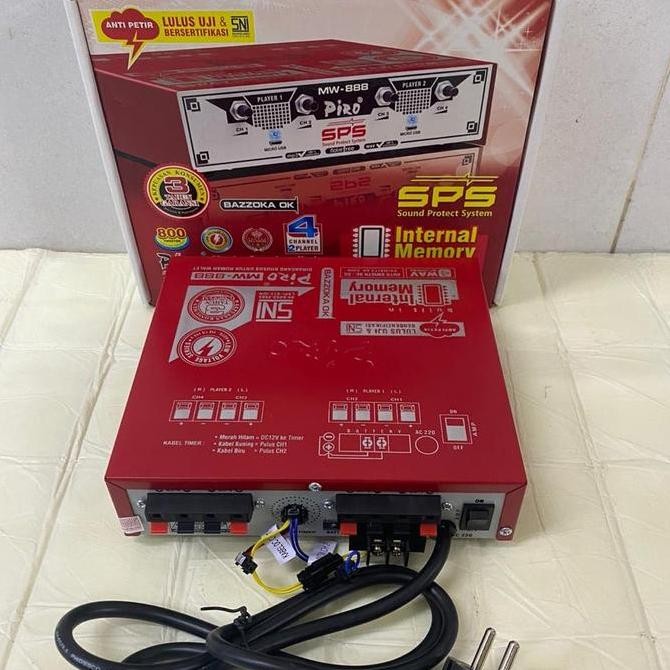 Piro Mw888 Ampli Walet Piro Mw-888 Sudah Ada 2 Suara Original