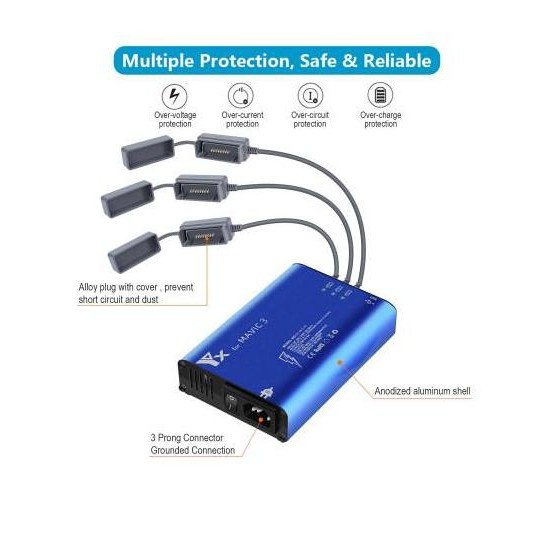 Dji Mavic 3 Charger Hub 5In1-Dji Mavic 3 Charging Hub Batteri Original