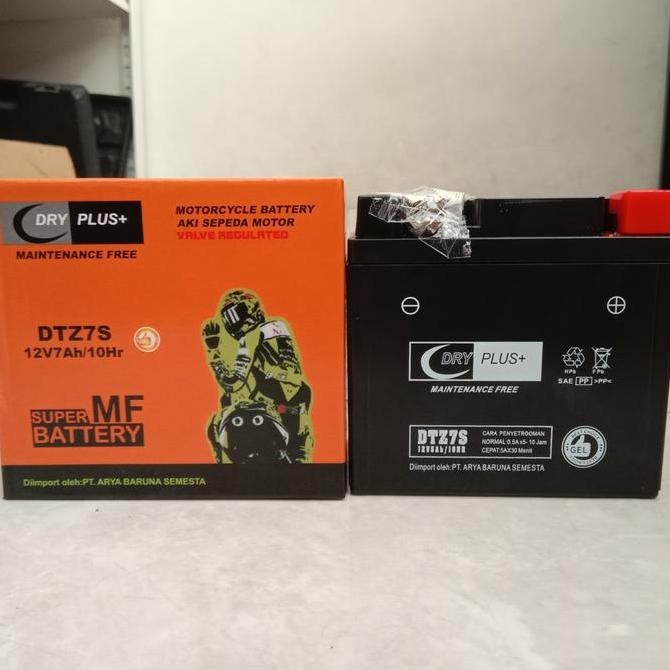 Aki Kering Gtz7S Untuk Motor Scoopy Fi Iss, New Beat Esp Cbs 12V-7Ah