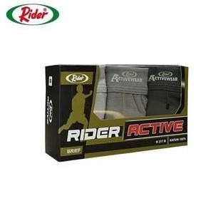 Promo 1 Box 3 Pcs CD Rider Active R 317 B - Celana Dalam Pria Dewasa - Multi Colour COD