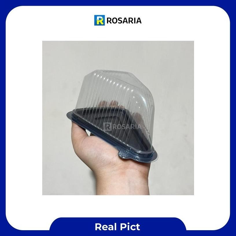 [ 10 Pcs ] Mika Ct Segitiga Merk Mmp Plastik Cake Kue Jajan Trend