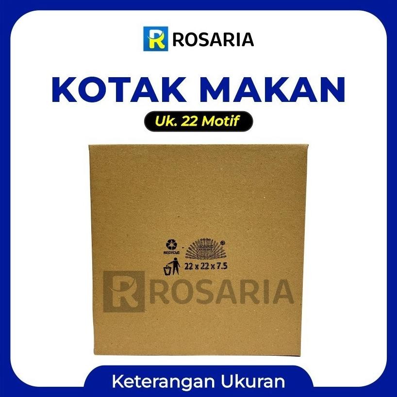 [ 10 Pcs ] Kotak Makan Uk 22 Motif Terpack Kemasan Makanan Foodgrade Trending