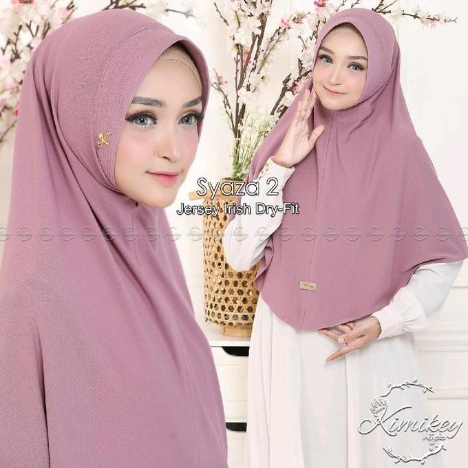 Promo Jilbab Instan Jumbo Syaza ORI Kimikey Hijab COD