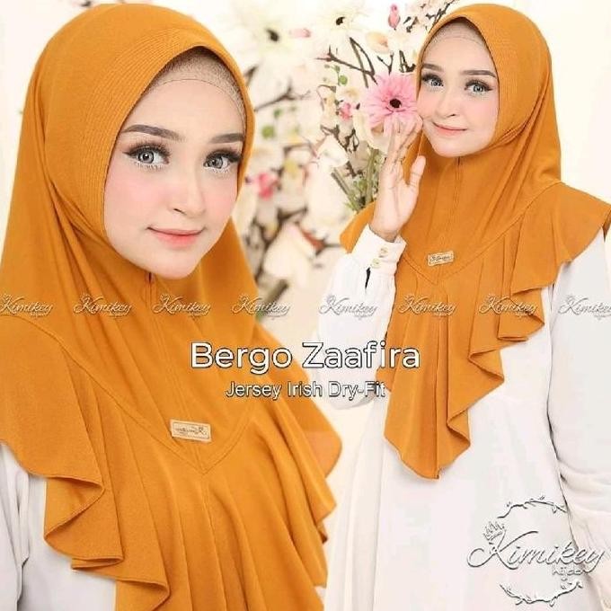 Promo Jilbab Instan Rempel Bergo Zaafira ORI Kimikey Hijab COD