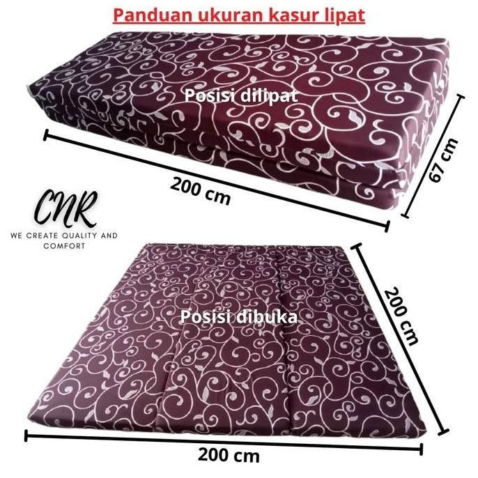 Kasur lipat, kasur busa lipat/matras lipat 3 jumbo busa ROYAL Foam