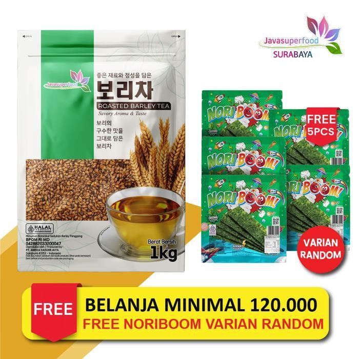 Teh Biji Jagung Panggang Korea Utuh 1kg Lokal / Roasted Corn Seeds 1Kg