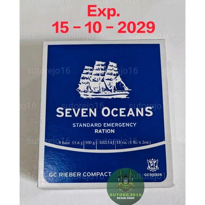 food ration makanan darurat RANSUM import seven oceans MRE probar Biscuit Laut Susu Biskuit Snacks C