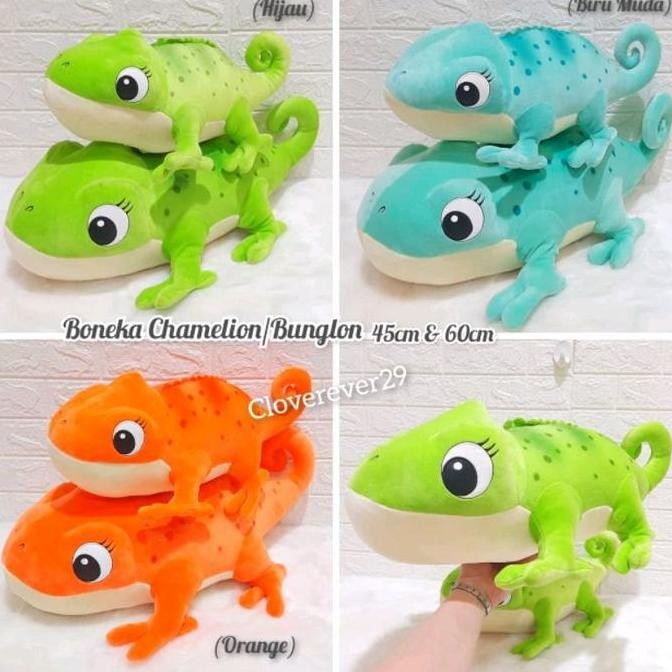 Boneka Iguana Boneka Chamelion 60Cm