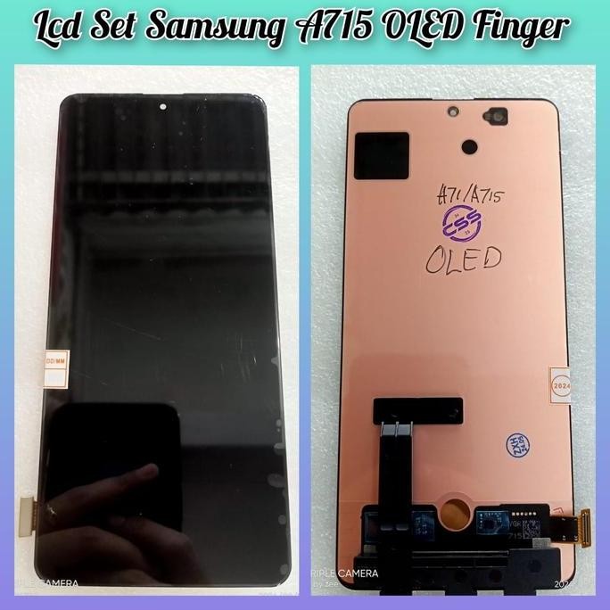 TERBARU - Lcd Set Samsung A71 A715 OLED Finger Lcd Fullset Samsung A715 OLED Finger