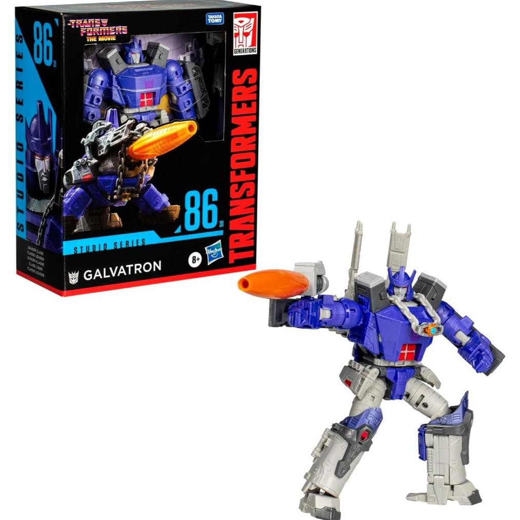 TRANSFORMERS TOYS STUDIO SERIES LEADER CLASS THE THE MOVIE 86-31 GALVATRON, 8.5-INCH CONVERTING