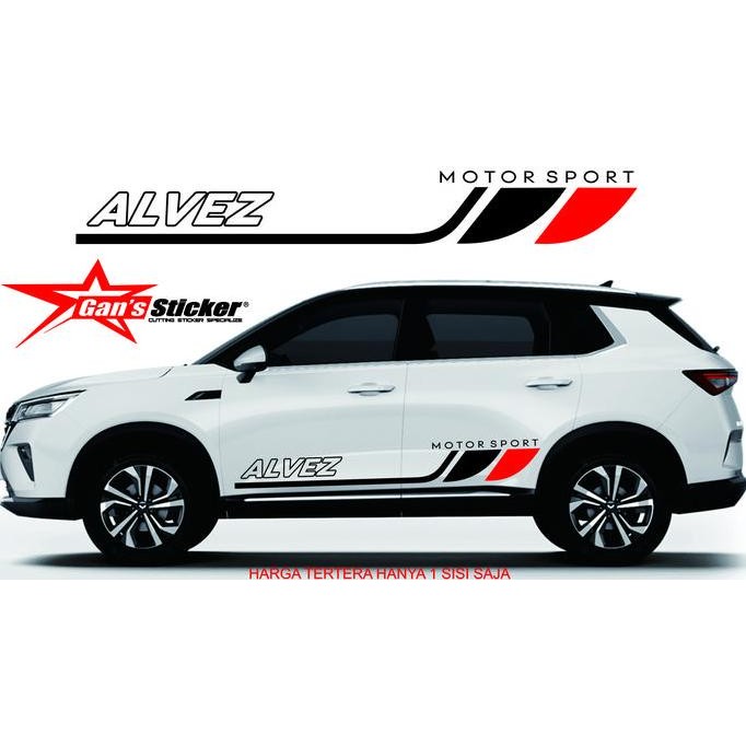Side Decal Wuling Alvez Sticker Wuling Alvez Baru