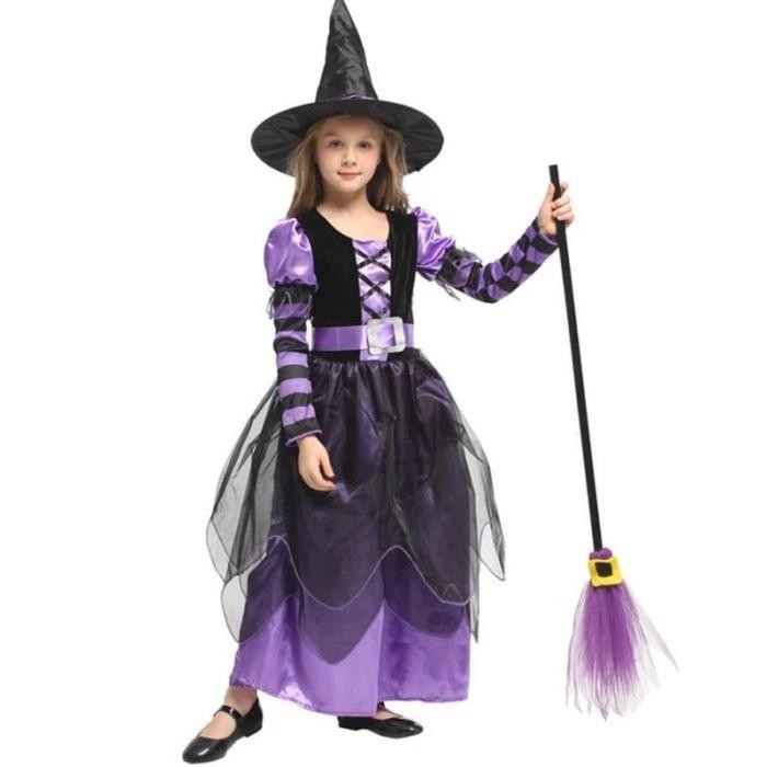 Kostum Nenek Sihir Anak | Witch Costume Cosplay Halloween | Penyihir