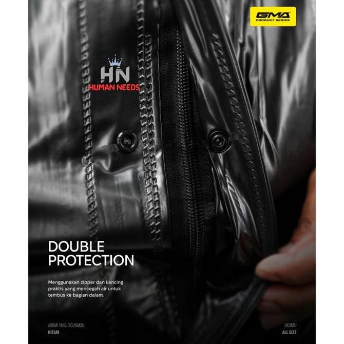 Jas Hujan GMA 2/Jas Hujan Karet GMA Rubber GMA/Mantel Hujan GMA Versi met