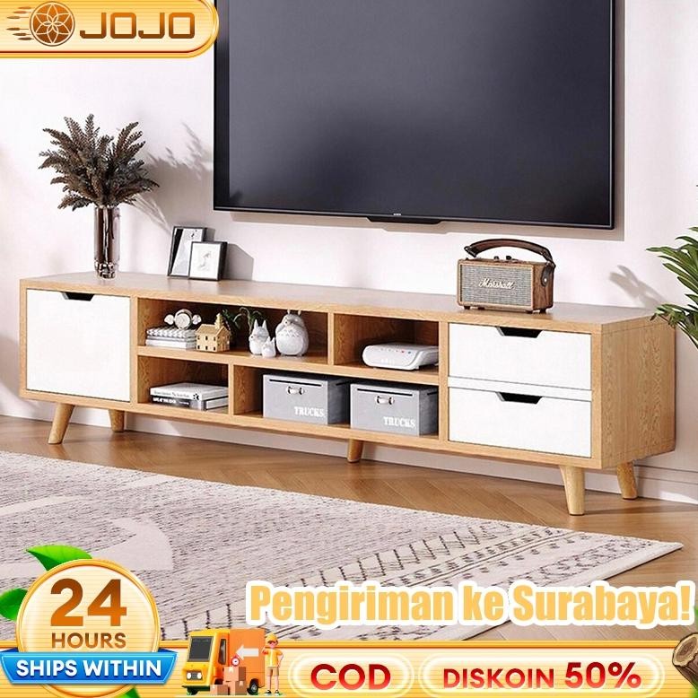 120/140cm Meja TV minimalis modern Meja TV Kayu Lemari tv minimalis modern Rak tv minimalis modern