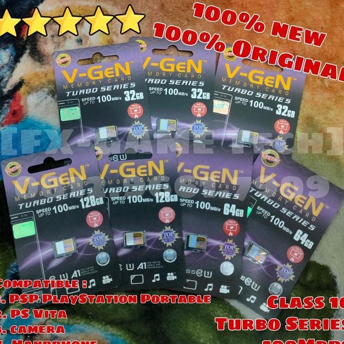 DI83 - MMC Micro SD Card V-Gen Original Class 10 8Gb 16Gb 32Gb 64Gb 128Gb