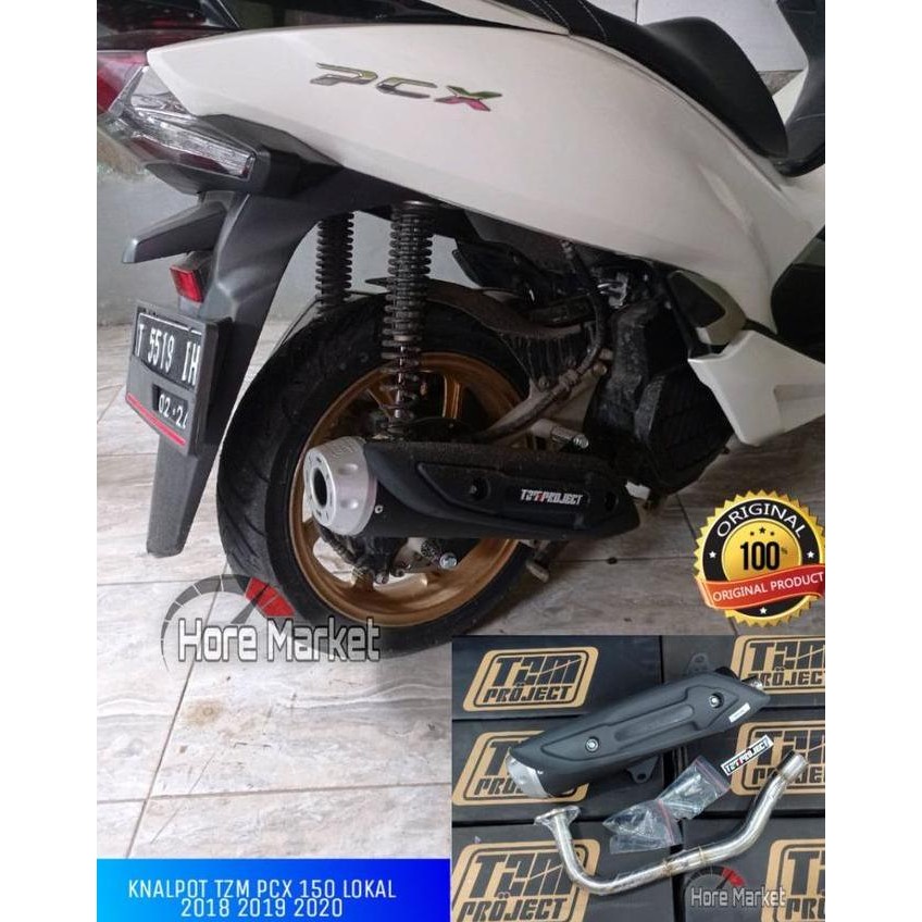 KNALPOT TZM PCX 150 LOKAL 2018 2019 2020 HONDA PCX 150 NON SS PRO Motocycle Original