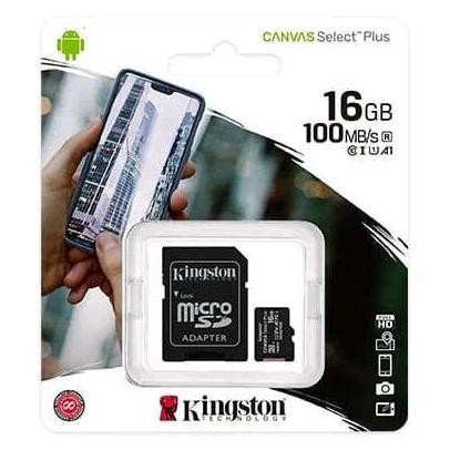 DB257 }} Kartu MicroSD Kingston Canvas Select Plus 16GB 32GB 64GB 128GB 256GB  100MB/s A1 MicroSDHC 