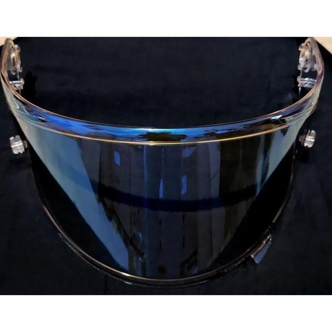 Visor Kyt Striker / Nfr / Nx Race / Nz Race - Clear Blue/Clear Gold//Clear Red