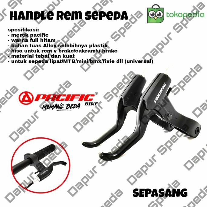 DY140 - handle handel rem untuk v brake u brake disc cakram sepeda lipat mtb