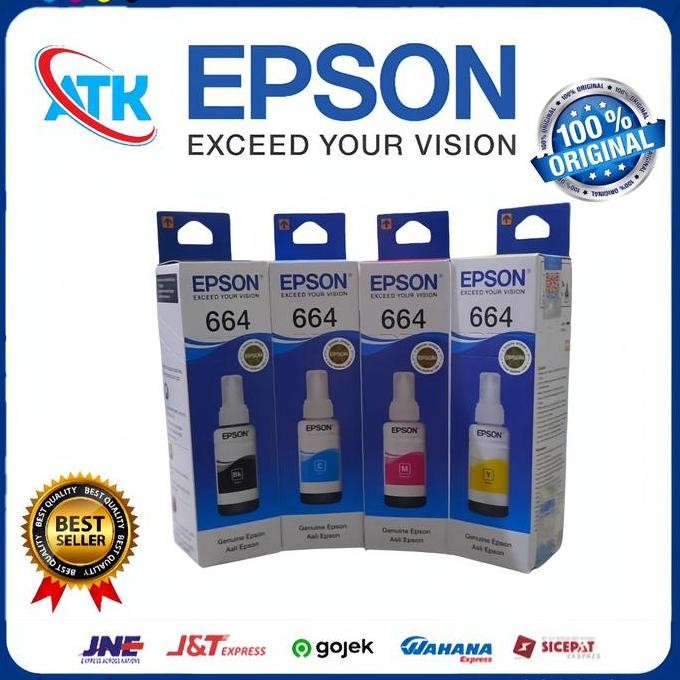 DF360>> Tinta Epson l120 original 100% 1 SET - Hitam Printer